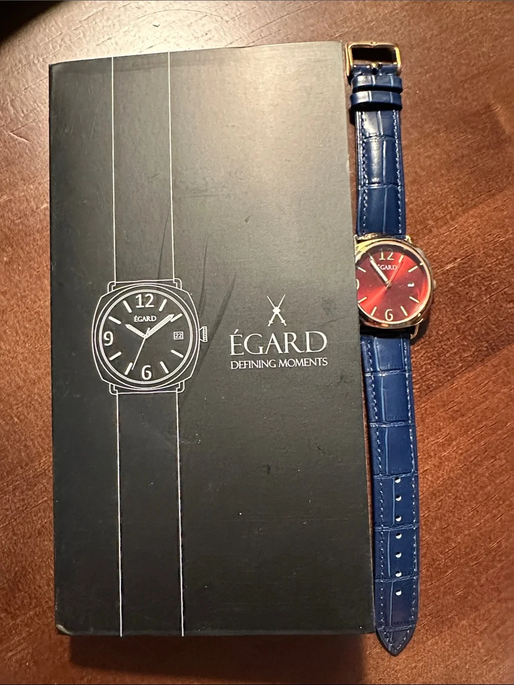 N/A blue leather